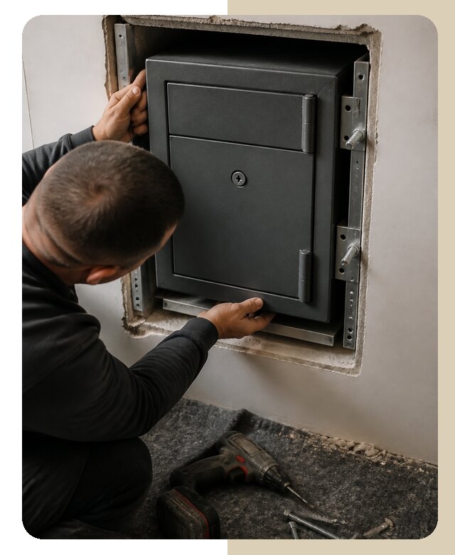Установка депозитного сейфа в Горном-Алтайске по цене от 6739 р. | ДвериЛегко-Грн