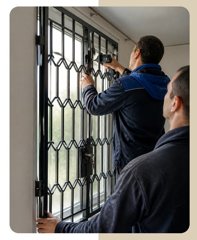 Установка распашных решеток в Горном-Алтайске цена от 6739 р. | ДвериЛегко-Грн