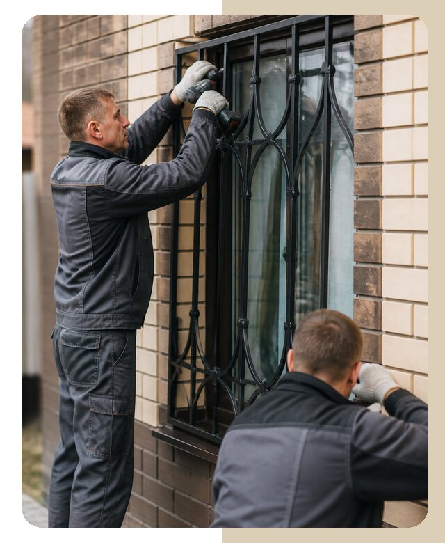 Установка решеток в дом в Горном-Алтайске по цене от 3629 р. | ДвериЛегко-Грн